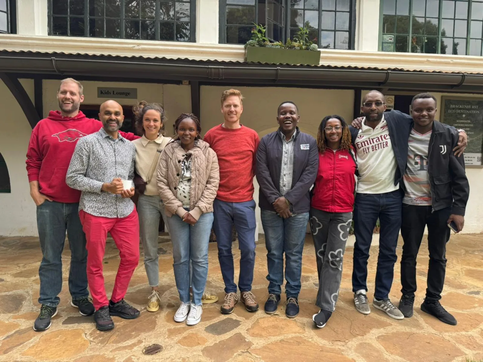 The Sustainable Africa team together in the field